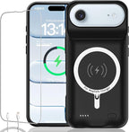 Battery Case for iPhone Air, Upgraded 12000mAh Rechargeable Portable Extended by KCKEBLM