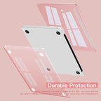 CISSOOK Compatible with MacBook Air 13.6 inch Case Pink 2022 2023 2024 2025 - Image 4