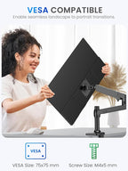 UPERFECT 21.5” 120HZ Portable Monitor w/Kickstand & VESA, Large Portable Gaming - Image 5