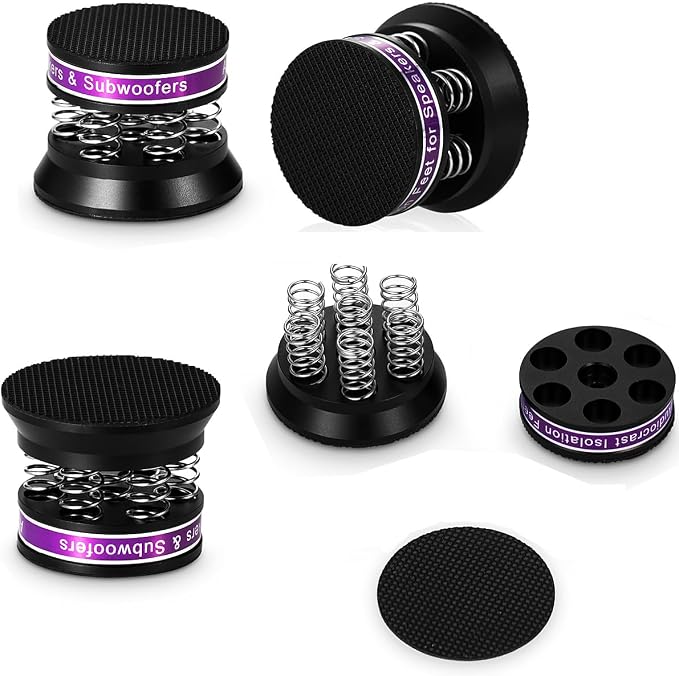 Tertullus 4pcs Spring Speaker Feet Isolation Foot 43mm×38.5mm Stand HiFi - Image 7