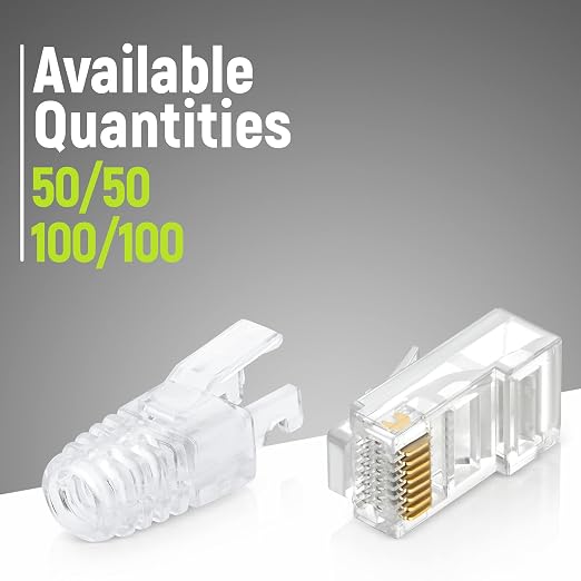 GTZ RJ45 Cat6 Pass Through Connectors and Strain Relief Boots - Image 5