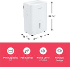 Frigidaire Gallery 2-in-1 50-Pint Portable Dehumidifier - Image 3