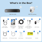 Hiseeu 360°View PTZ 3K Wired Security Camera System - Image 9
