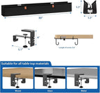 Zilink No Dril Under Desk Cable Management Tray 30" Standing Desk Cable - Image 4