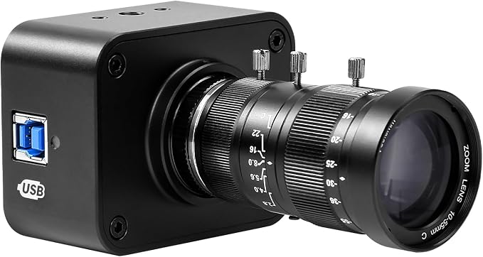 MOKOSE USB Camera 4K, USB3.0 Manual Focus Webcam by MOKOSE