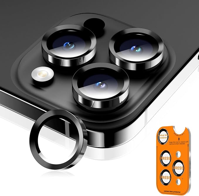 Camera Lens Protector for iPhone 16 Pro Max/16 Pro/15 Pro Max/15 Pro/14 Pro by WumigooProducts
