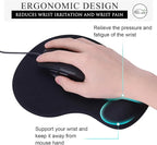 JIKIOU Mouse Pad, 2 Pack Ergonomic Mouse Pads - Image 5
