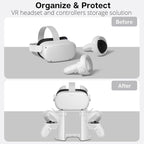TNP VR Headset Stand for Oculus Quest 2 Holder Touch Controller Display Stand - Image 4