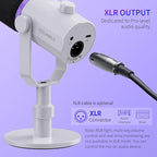 FEELWORLD PM1 XLR USB Dynamic Microphone - Image 3