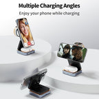 2025 Upgraded 3-in-1 Magnetic Wireless Charger, Charging Stand, Charging Station - Image 6