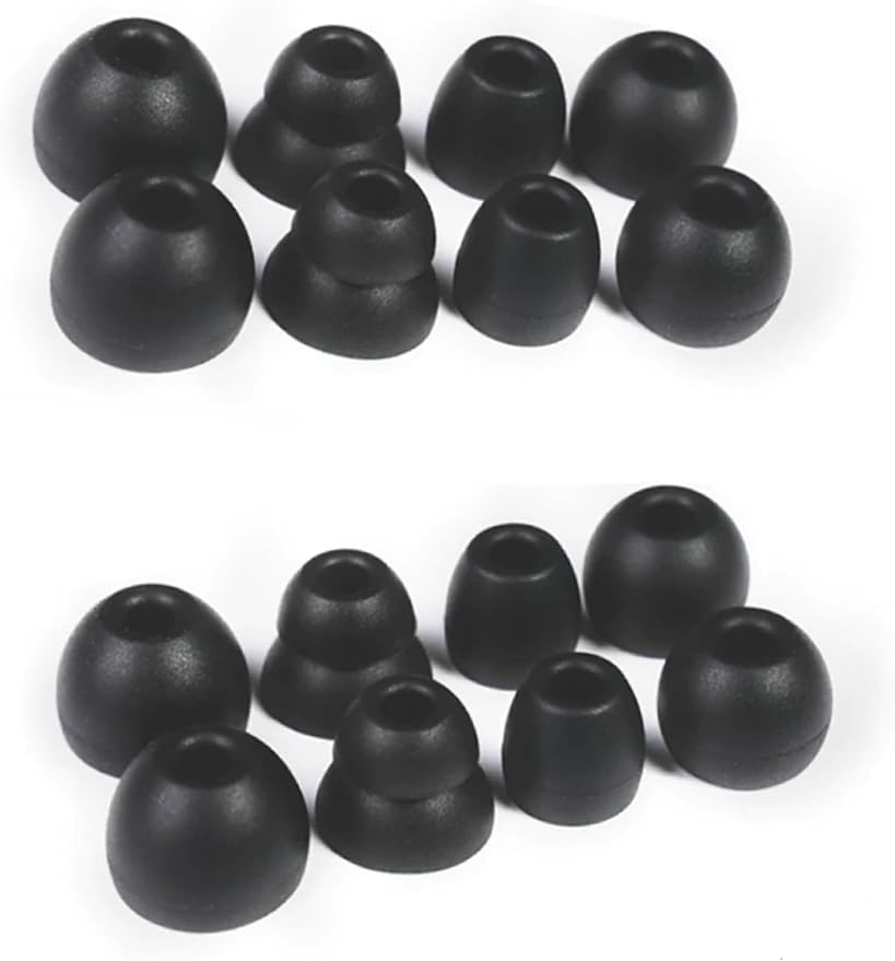 8 Pairs Replacement Silicone Earbuds Tips by WikiVALLEY