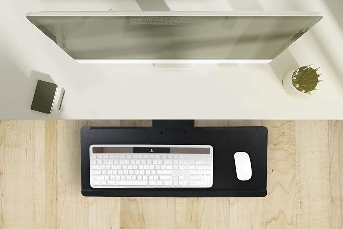 Mount-It! Under Desk Keyboard Tray and Mouse Platform, Ergonomic Computer - Image 8
