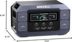 GRECELL Solar Generator 2200W Portable Power Station 1126Wh, 1.25Hrs Fast - Image 9