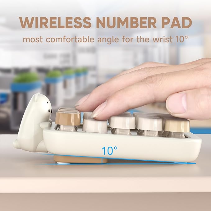 MOFII Wireless Number Pad with Bear - Image 4