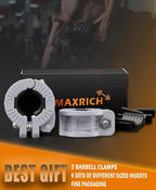MAXRICH Barbell Clamp 1 inch Multiple Sizes & Adjustable Weight Clips - Image 7