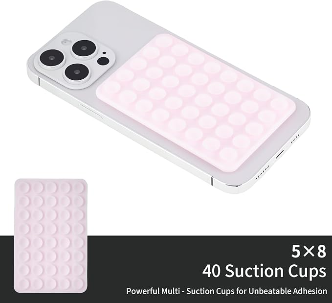 2 Pack Silicone Double-Sided Suction Grip – 40 Cups per Side, Strong Hold - Image 4