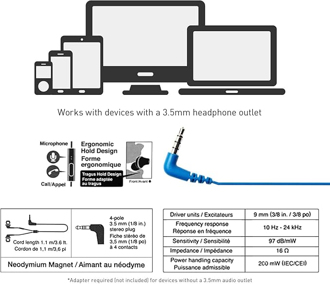 Panasonic ErgoFit Wired Earbuds - Image 7