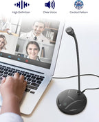 JOUNIVO USB Microphone for Computer, PC/Laptop Mic, Mute Button - Image 5