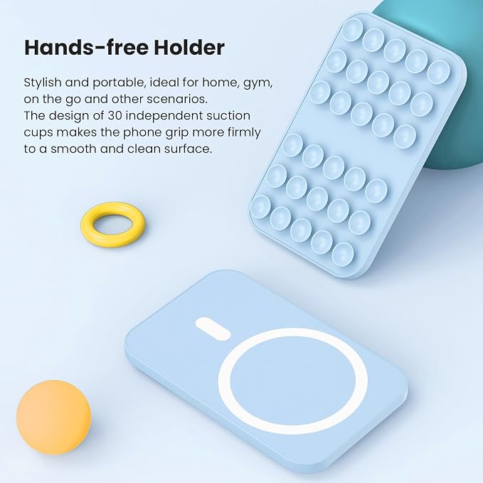 Patented Magnetic Sticky Phone Suction Grip Mount - Image 3