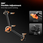K&F CONCEPT 2-Pack 9.8" Magic Arm, 1/4" Screw Camera Mount Arm 360° Ball Heads - Image 3
