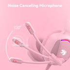 Gaming Headset with Microphone for Pc, Xbox One Series X/s, Stereo Wired Noise - Image 3
