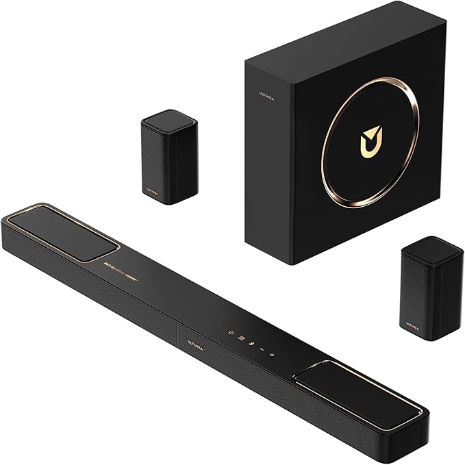 ULTIMEA 5.1.2ch Sound Bar with Dolby Atmos, Surround Sound System by ULTIMEA