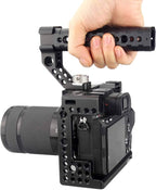 A7iii / A7riii Full Camera Cage Rig and ARRI Locating Top Handle, - Image 6