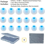 Earbud Tips Replacement Earbud Tips Ear Bud Replacement Pieces Silicone Soft - Image 2