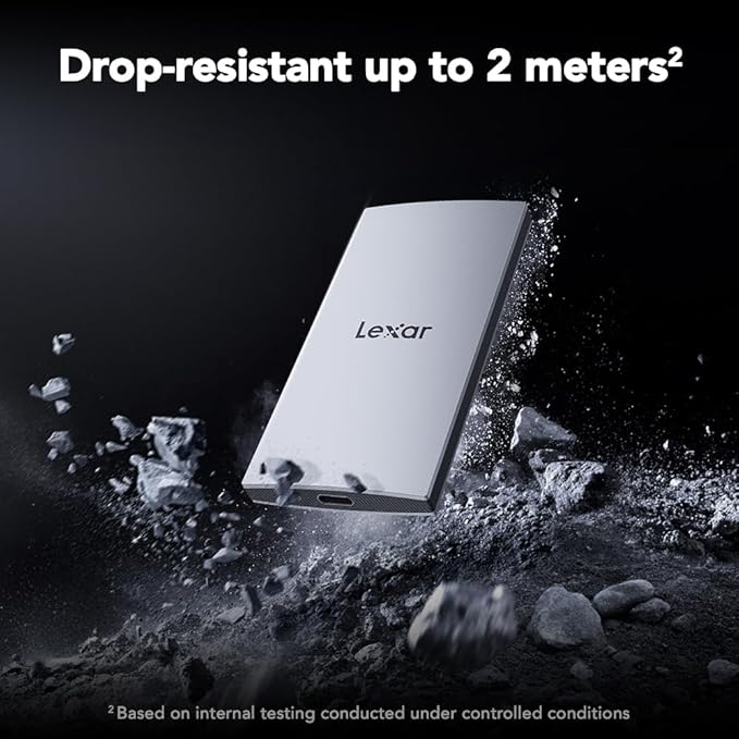 Lexar 2TB ES3 External SSD, Storage Expansion, Compatible w/USB-C Smartphones - Image 5