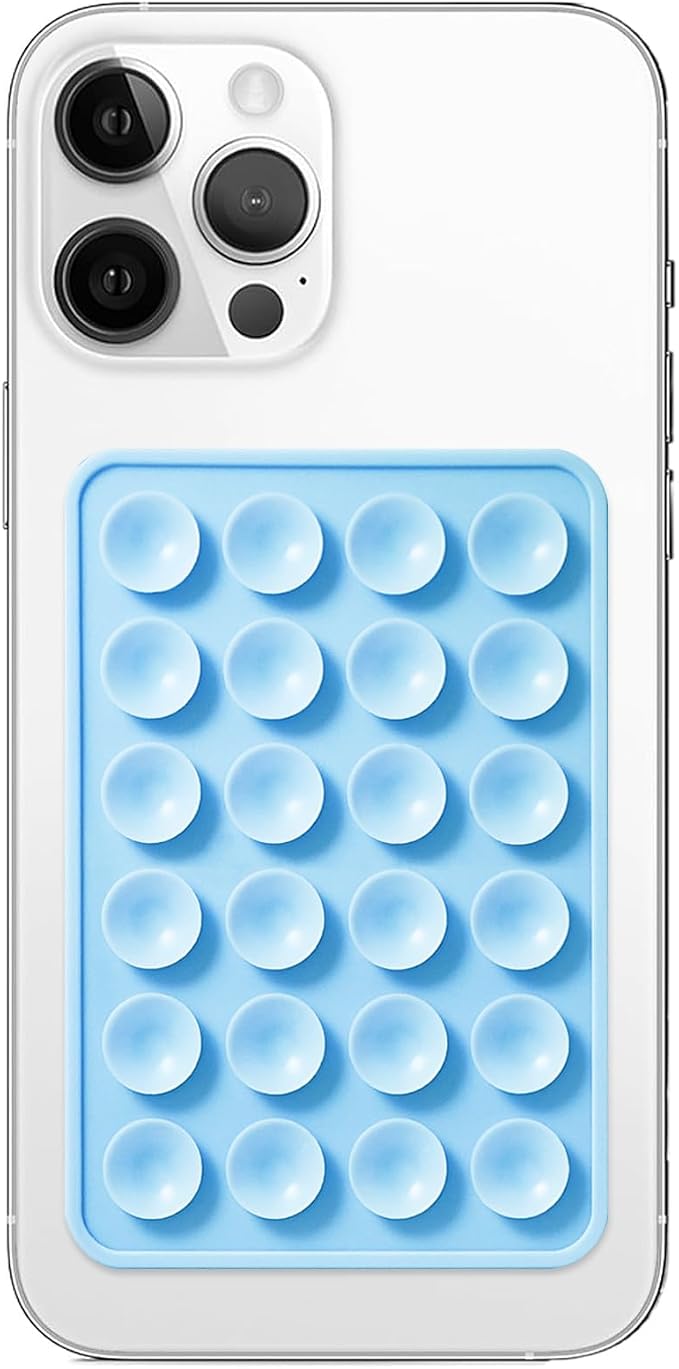 Silicone Suction Phone Case Mount, Non Slip Sticky Phone Grip by Galundge