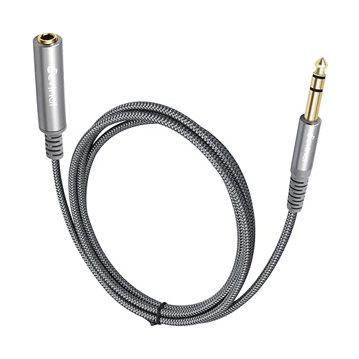Devinal 1/4 inch Headphone Extension Cable, 6.35mm TRS Male to Female Stereo by Devinal