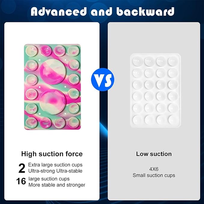 Silicone Suction Phone Holder Mount, Silicon Adhesive Phone Accessory - Image 2