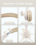 Wireless Headset with AI Noise Cancelling Microphone Bluetooth Headset - Image 6