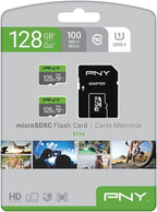 PNY 128GB Elite Class 10 U1 microSDXC Flash Memory Card - Image 8