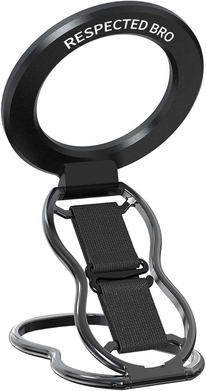 RESPECTED-BRO-Magnetic-Phone-Grip-Stand-with-Finger-Strap, 4-in-1 Magnetic Ring - Image 9