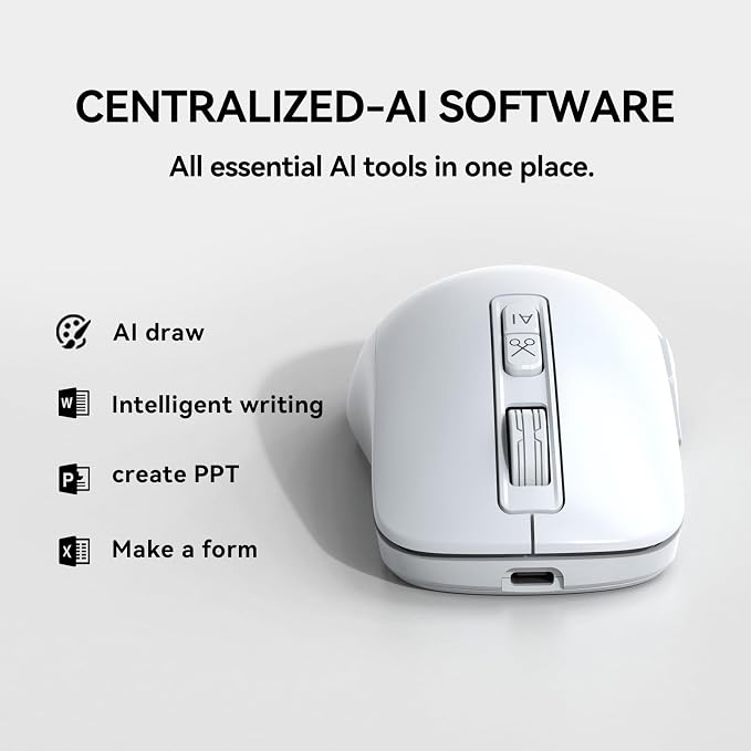 M4 Wireless Smart Ai Mouse For Pc Laptops, One-Touch Voice Input, Ai Assistant - Image 9