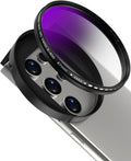 67mm Variable ND2-ND400 Filter for Phone, VND Lens by ALILUSSO