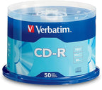 Verbatim CD-R Blank Discs 700MB 80 Minutes 52x Recordable Disc by Verbatim
