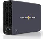 GOLDENMATE 1000VA/600W Lithium UPS Battery Backup and Surge Protector, Sinewave by GOLDENMATE