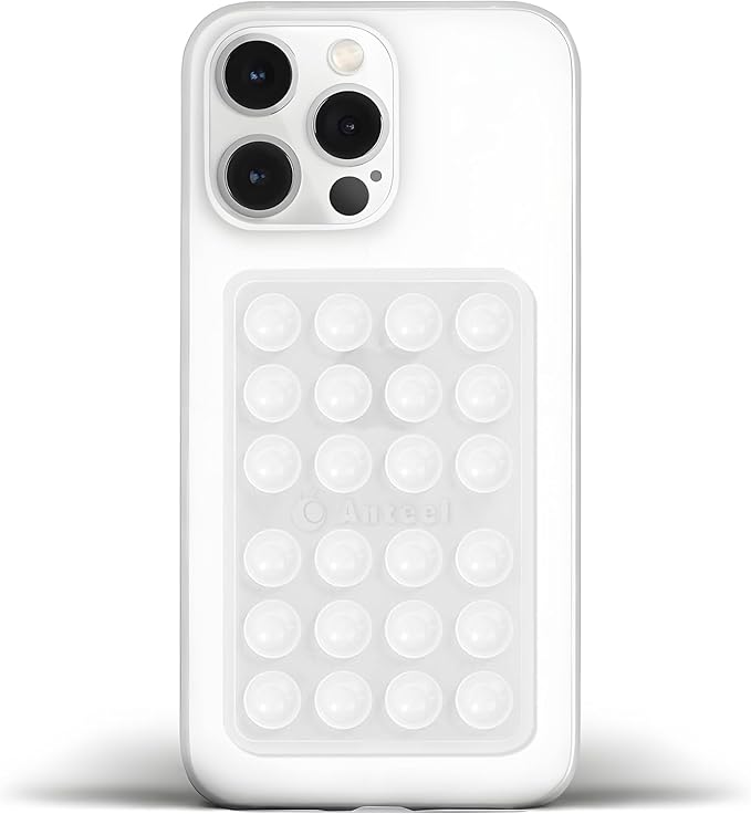 Anteel Medium-Sized Silicone Suction Phone Case Adhesive Mount, Enhanced by JingJinYY
