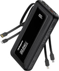 Portable Charger with Built in Cables, Slim 10000mAh Fast Charging 22.5W Power by Unknown