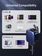 Retractable Car Charger, Car Accessories, 72W Fast Charging USB C Car Charger - Image 7