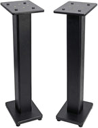 Rockville Pair RHTSB 36 Inch Bookshelf Speaker Stands, High-Performance Wood - Image 2