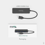 Plugable 4 Port USB Hub 3.0, USB Splitter - Image 6
