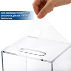 Frcctre 2 Pack Acrylic DVD/CD Storage Box, Stackable Storage Container Shelf - Image 4