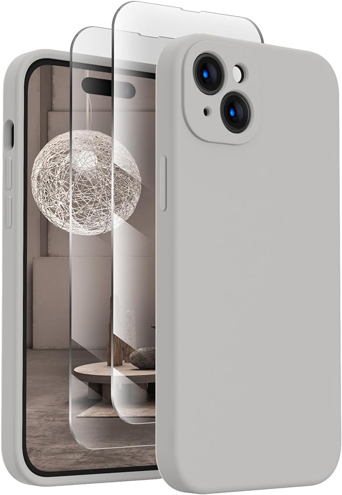 FireNova Designed for iPhone 15 Plus Case, Silicone Case with, Soft by FireNova