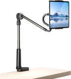 Desk Tablet Holder for iPad Pro, No Stiff Easy Adjust Arm Phone and Tablet by Locthal