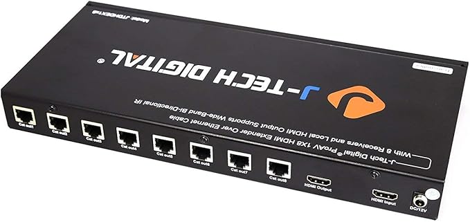 J-Tech Digital JTDHDEX1x8 ProAV Premium Quality 1X8 HDMI Extender/HDMI - Image 5