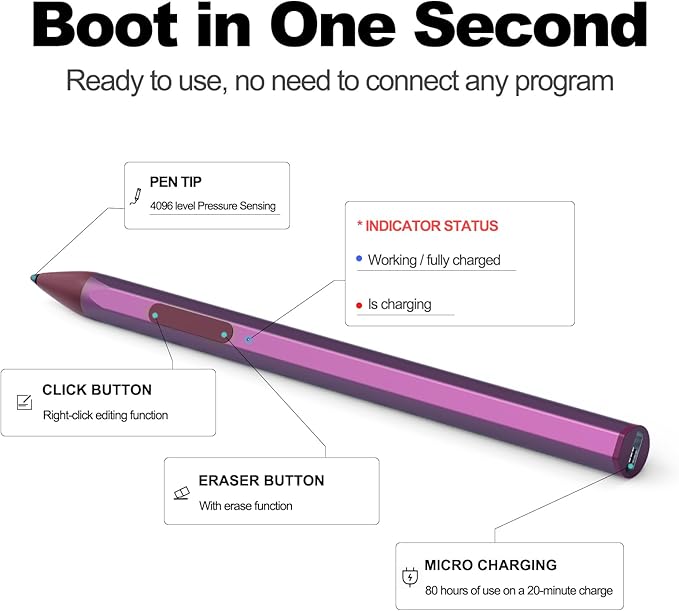 Stylus Pen for ASUS Transformer/ASUS Zenbook/ASUS Vivobook Flip/ASUS Notebook - Image 4