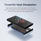 fanxiang 500GB External SSD Portable, USB C External Solid State Drive External - Image 6